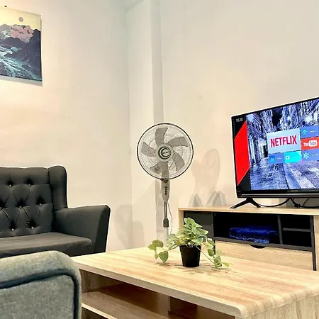 2Br Lively City View Family Suite#Airport